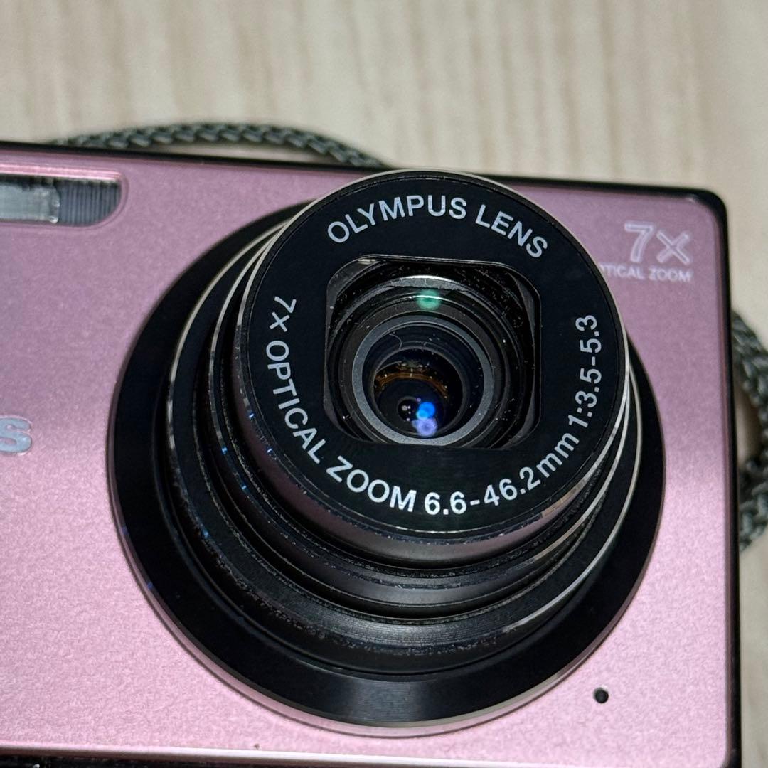 【動作品】olympus μ-7000 オリンパス デジタルカメラ ピンク