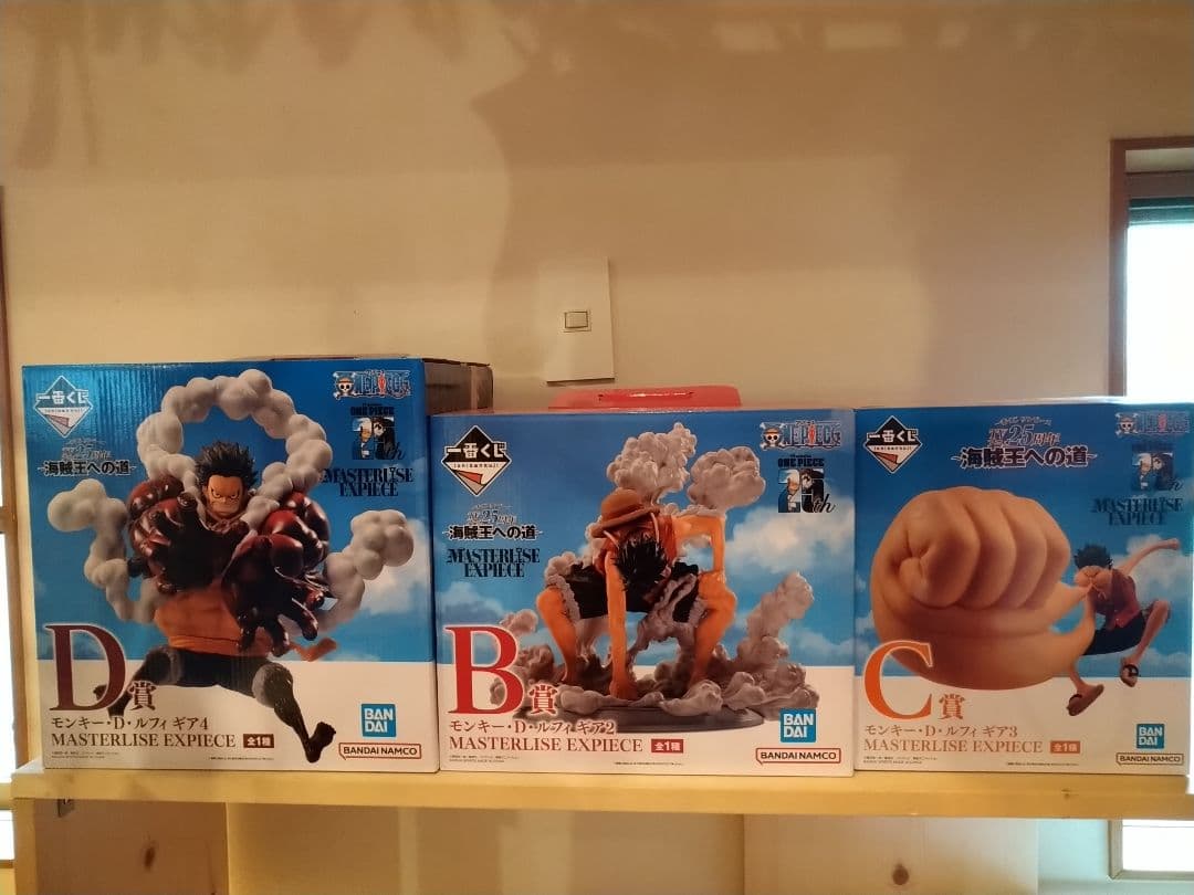 ワンピース一番くじ海賊王への道　ギア2 ギア3 ギア4