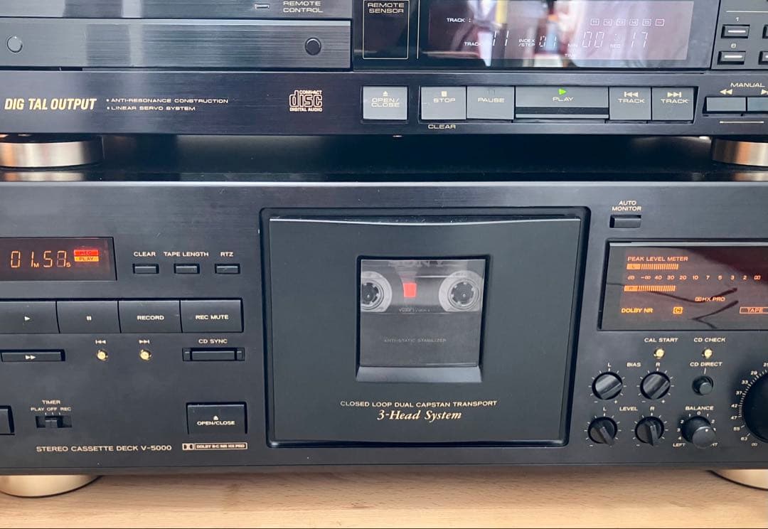 [値下げ]TEAC V-5000 ステレオカセットデッキ