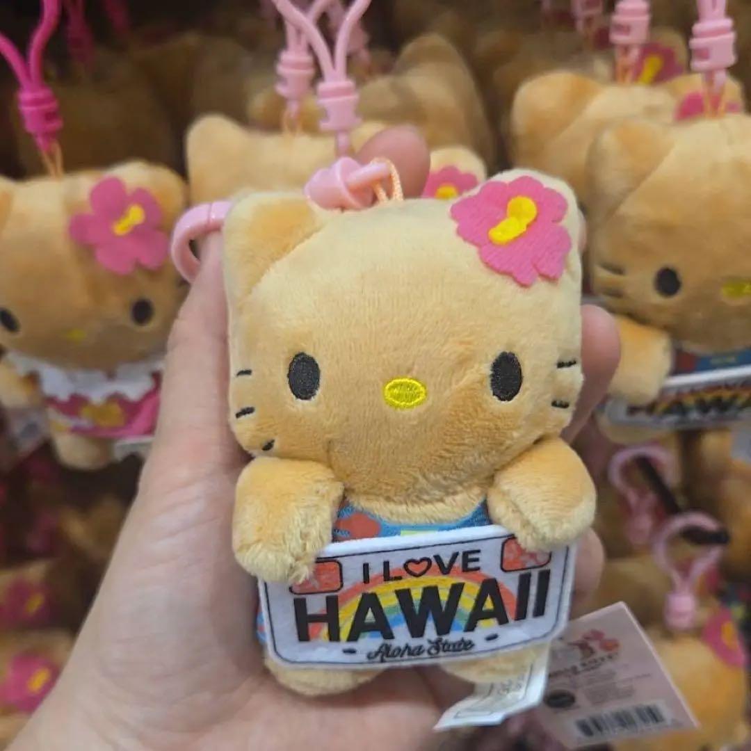 【新品】ハワイ限定 ハワイキティ 日焼けキティ キーホルダー サンリオストラップ