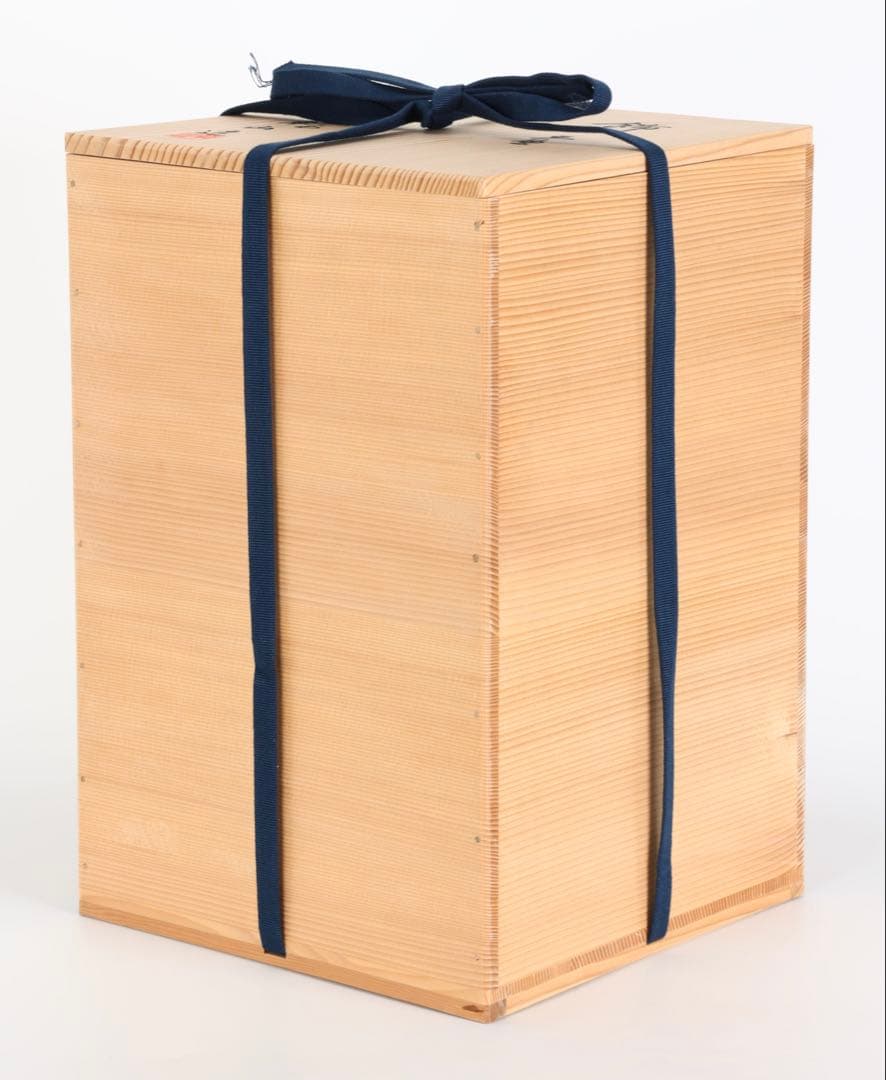 万代草山 四耳茶壺 飾壺 茶道具 共箱 口覆仕覆 正絹飾紐付 作家物 古美術品