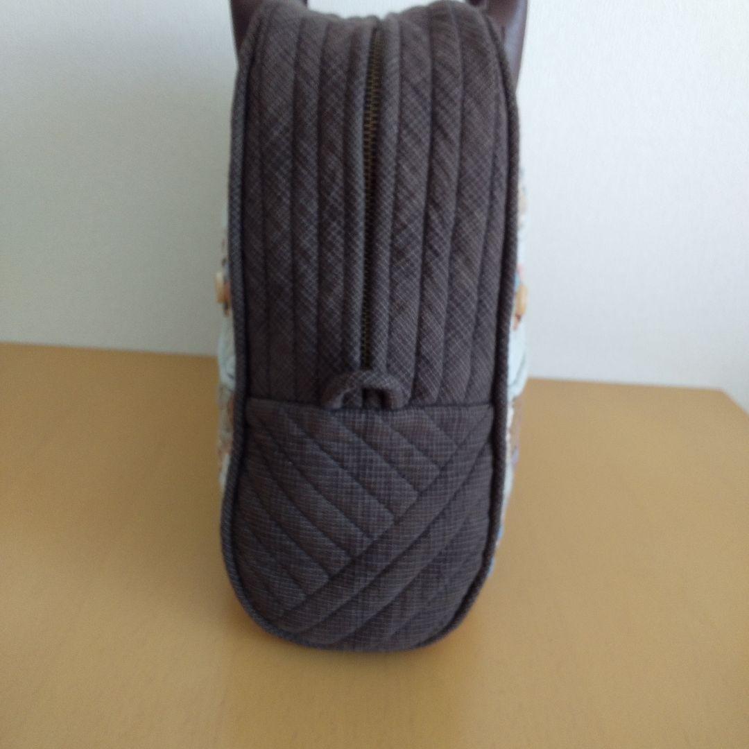 パッチワークキルト　バッグ　ハンドメイド
