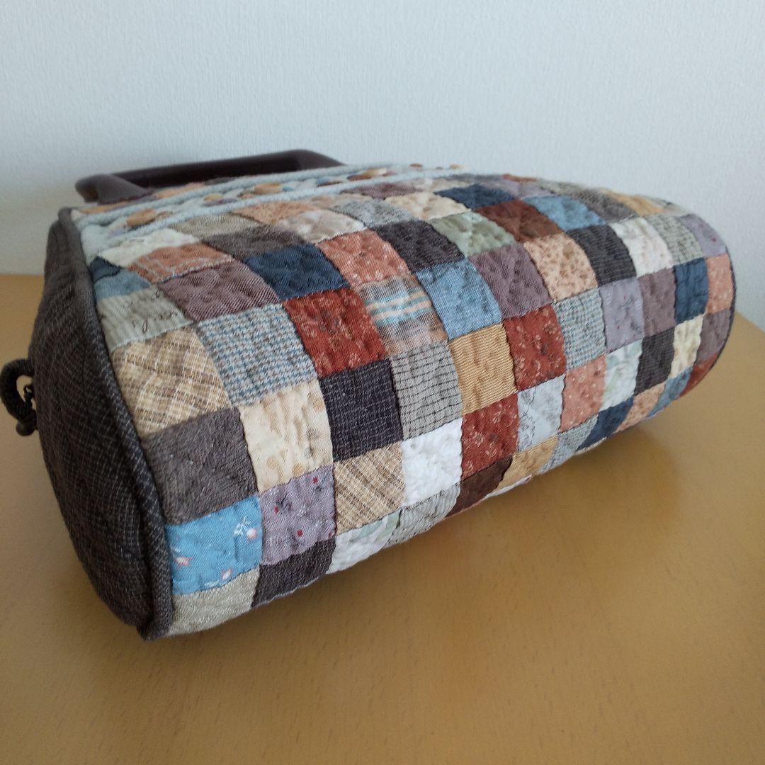 パッチワークキルト　バッグ　ハンドメイド