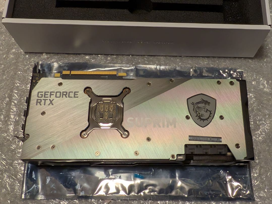 MSI RTX 3080 Ti SUPRIM X 12G モンハンワイルズ快適