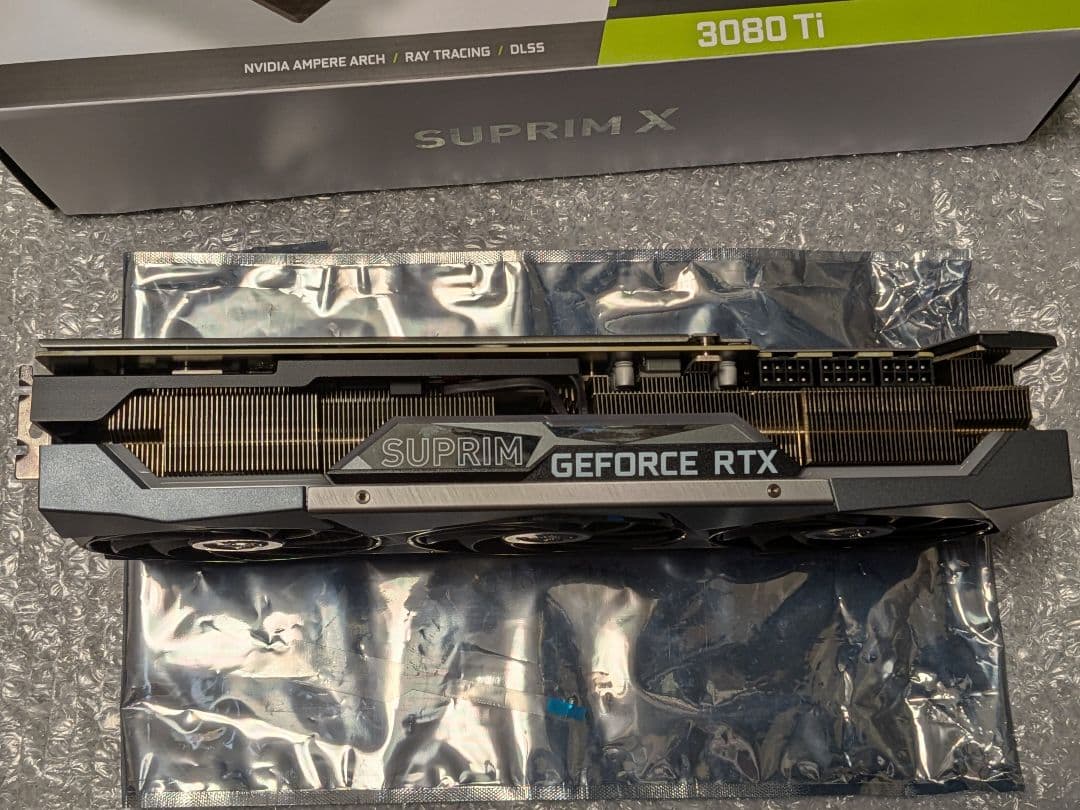 MSI RTX 3080 Ti SUPRIM X 12G モンハンワイルズ快適