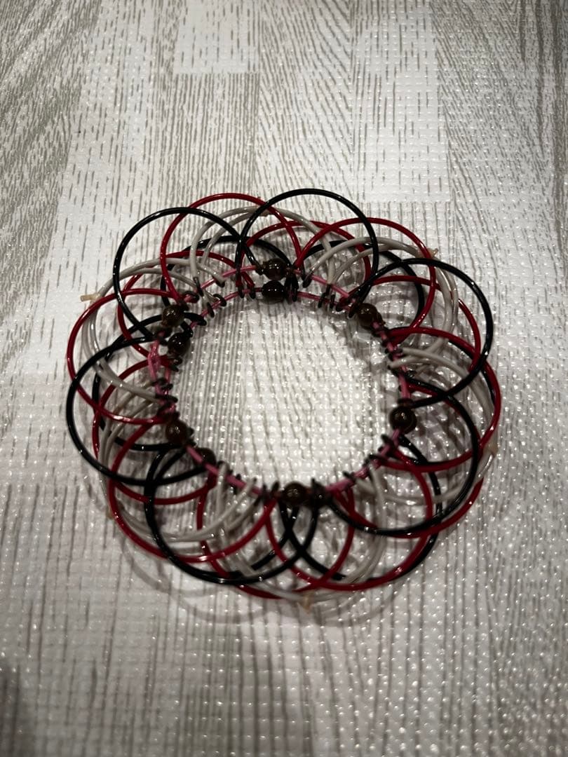 【美品】昭和レトロおもちゃ　MAGIC RINGS 知恵の花輪　日光商事