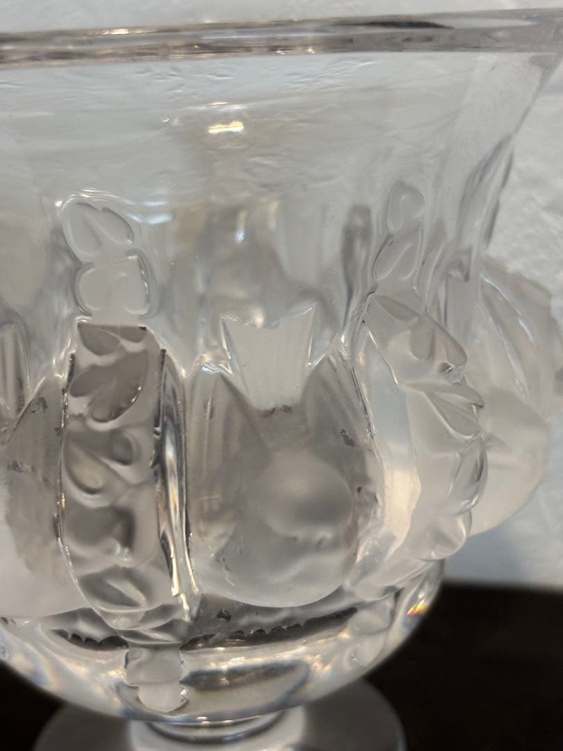 j*n様 LALIQUE ラリック クリスタル 『ヴァーズ・ダンピエール』　花瓶