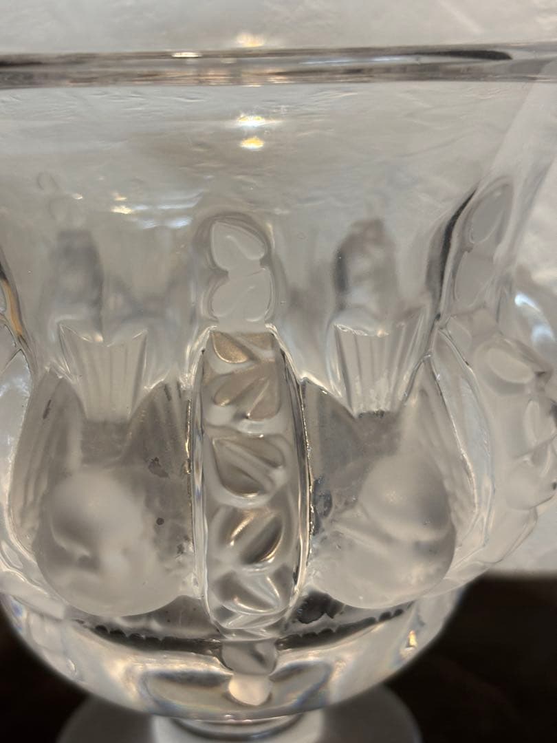 j*n様 LALIQUE ラリック クリスタル 『ヴァーズ・ダンピエール』　花瓶