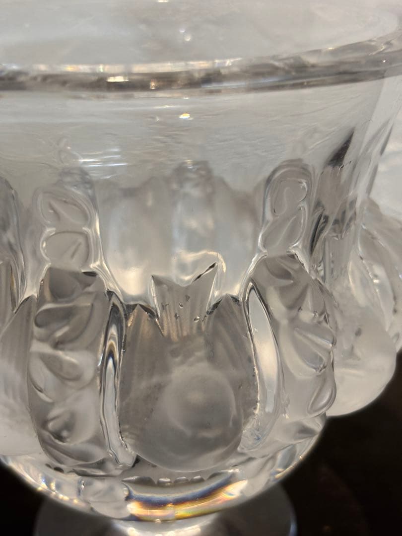 j*n様 LALIQUE ラリック クリスタル 『ヴァーズ・ダンピエール』　花瓶