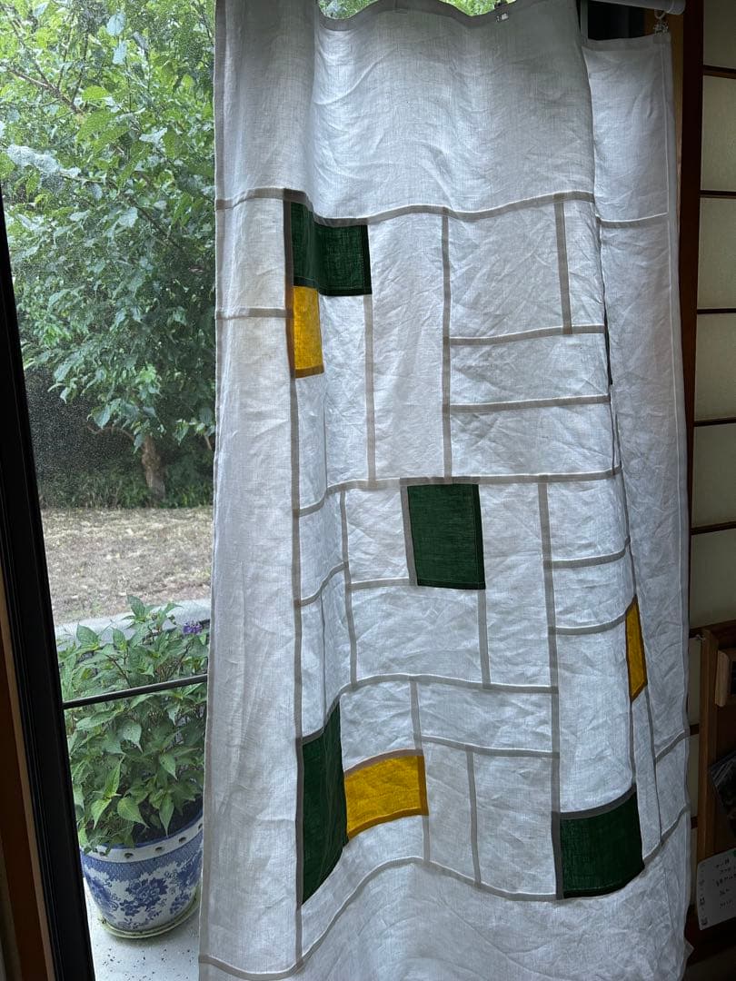 「マリーゴールド」の麻ポジャギ