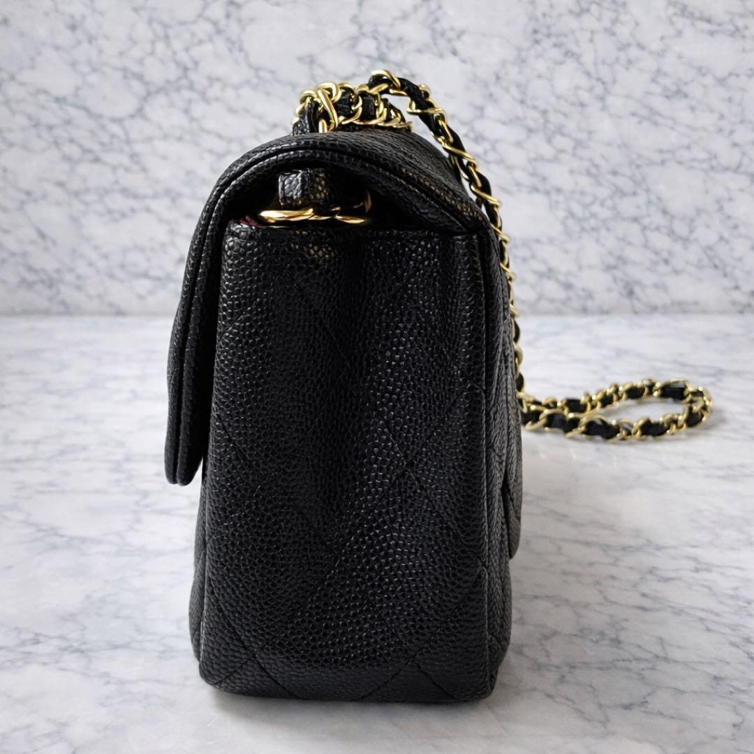 CHANEL ノベルティ　マトラッセ風　ショルダーバッグ　19㎝　ゴールド金具