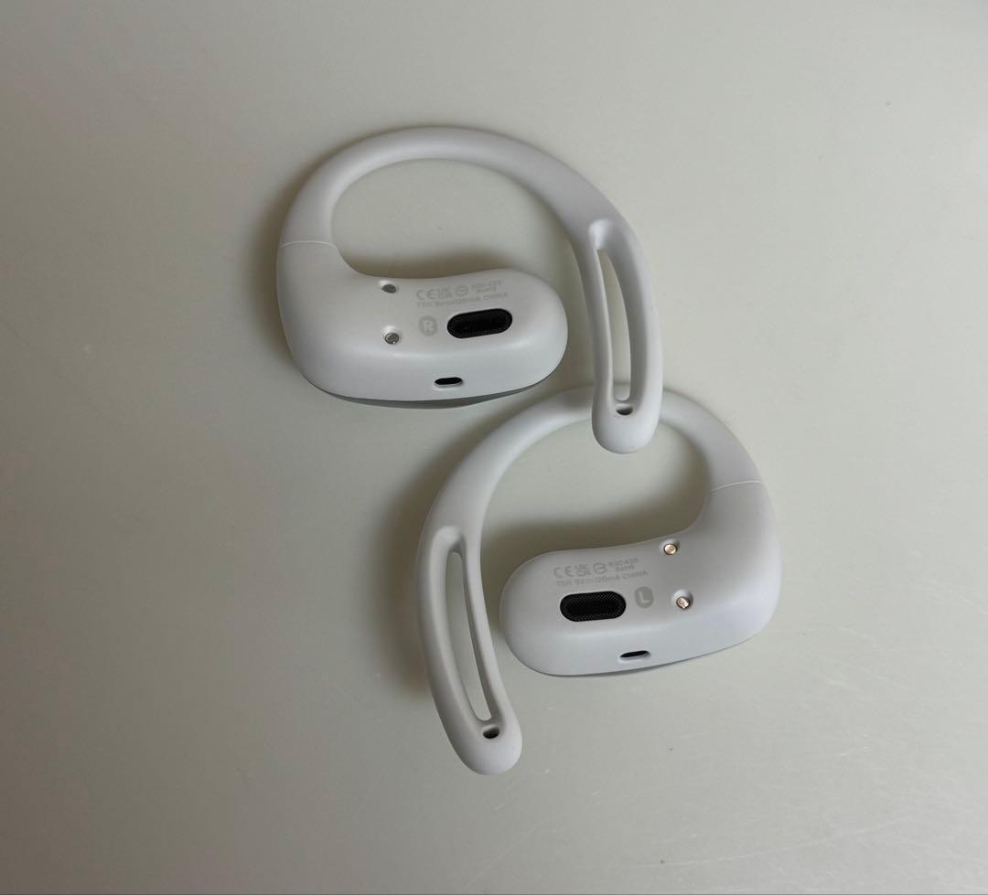 SHOKZ OPENFIT AIR 骨伝導イヤホン ホワイト