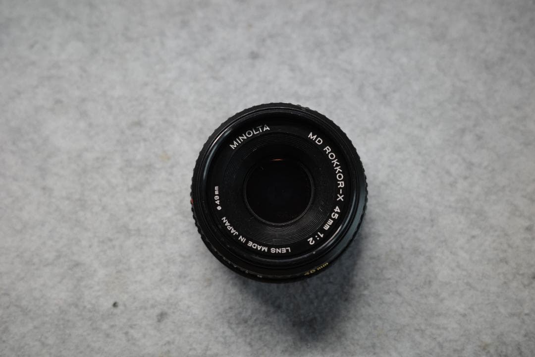 Minolta 45mm f2 md rokkor 中古