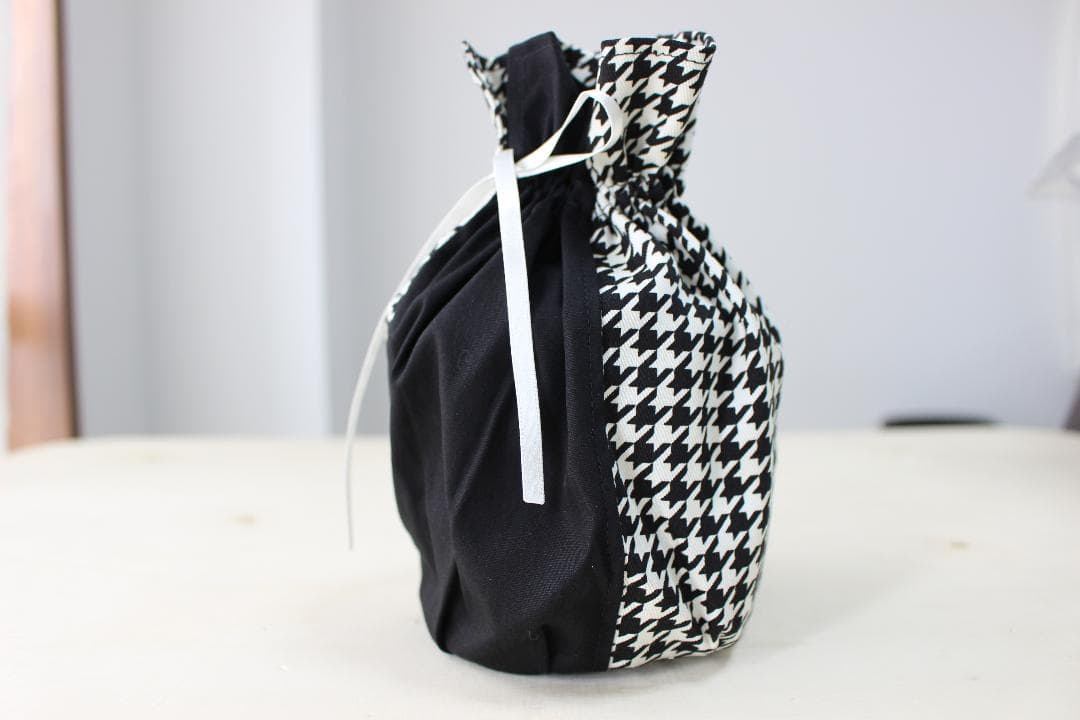 骨壷 覆い袋セット 7寸 鳳華（千鳥格子）