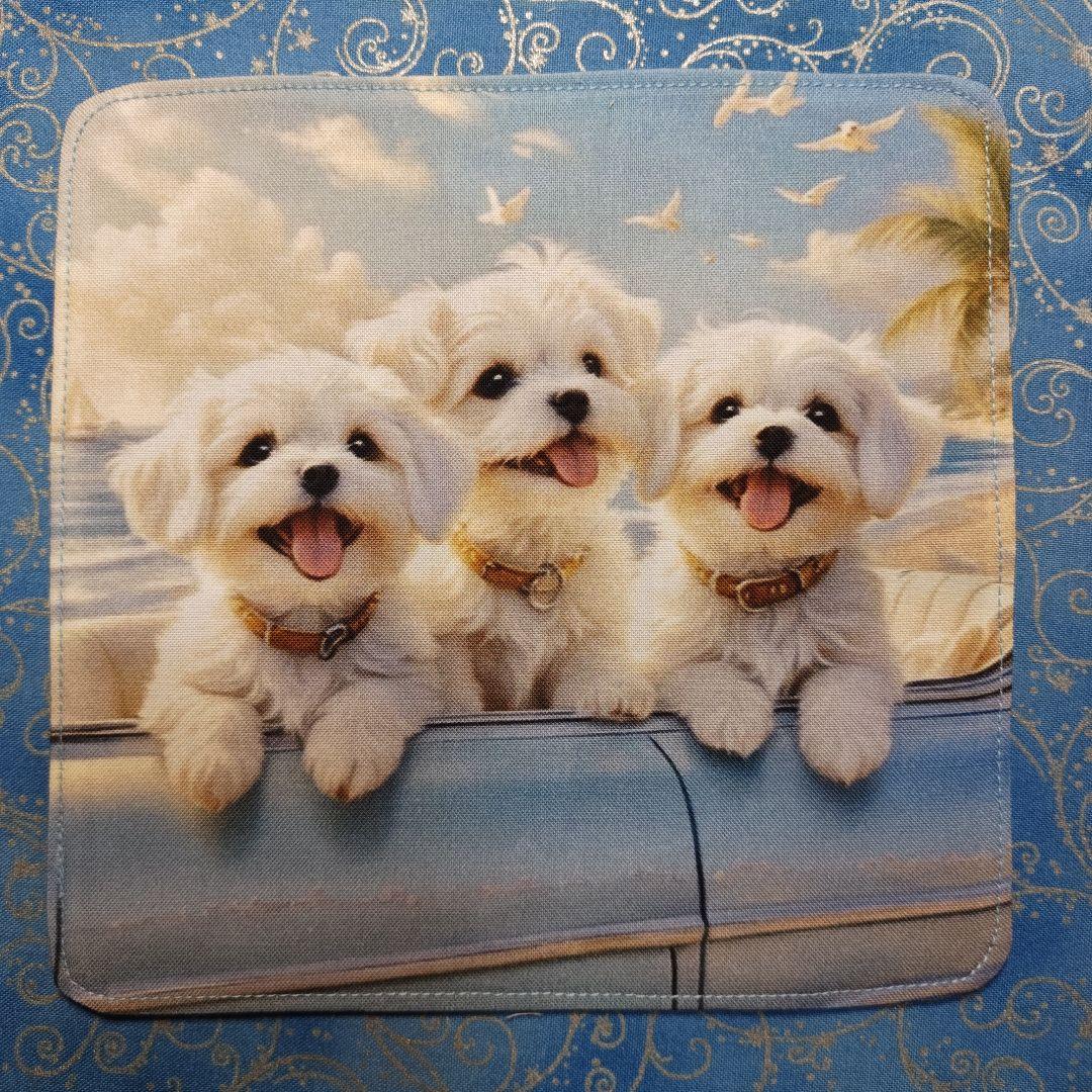 パニャ　ハンカチ　マルチーズ柄　17枚