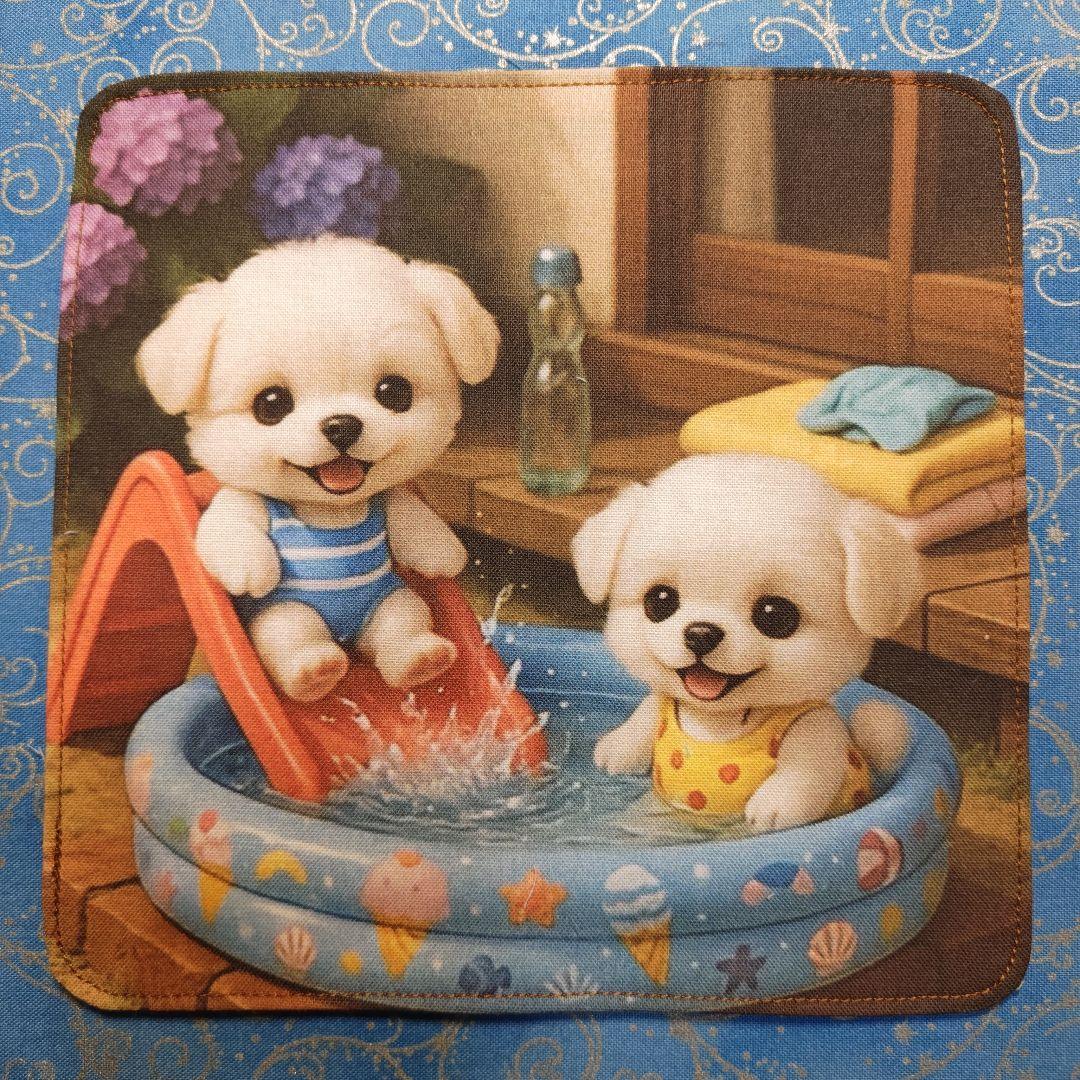 パニャ　ハンカチ　マルチーズ柄　17枚