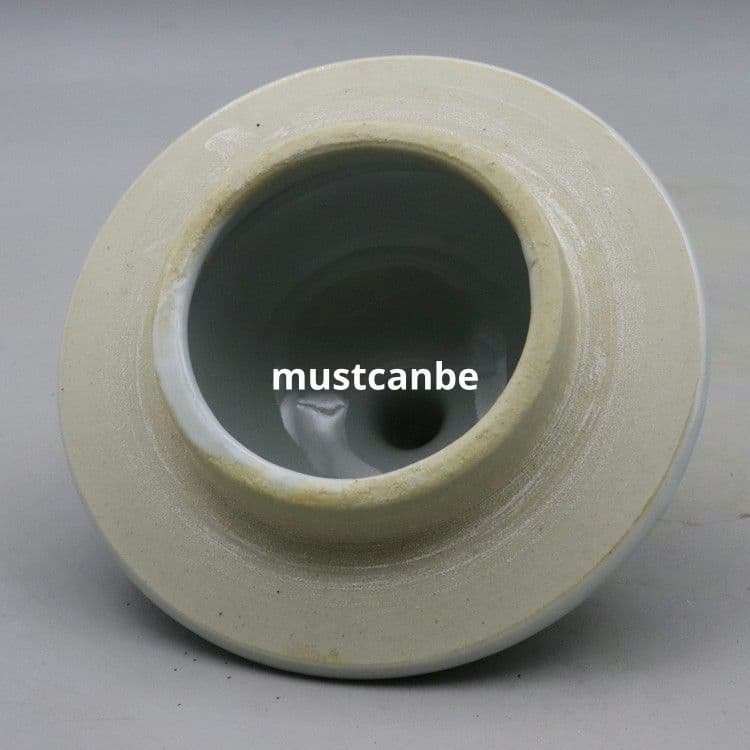 清青花纏枝蓮紋喜字将軍壺 景徳鎮 陶磁器 装飾品 現代工芸品 美術品 置物