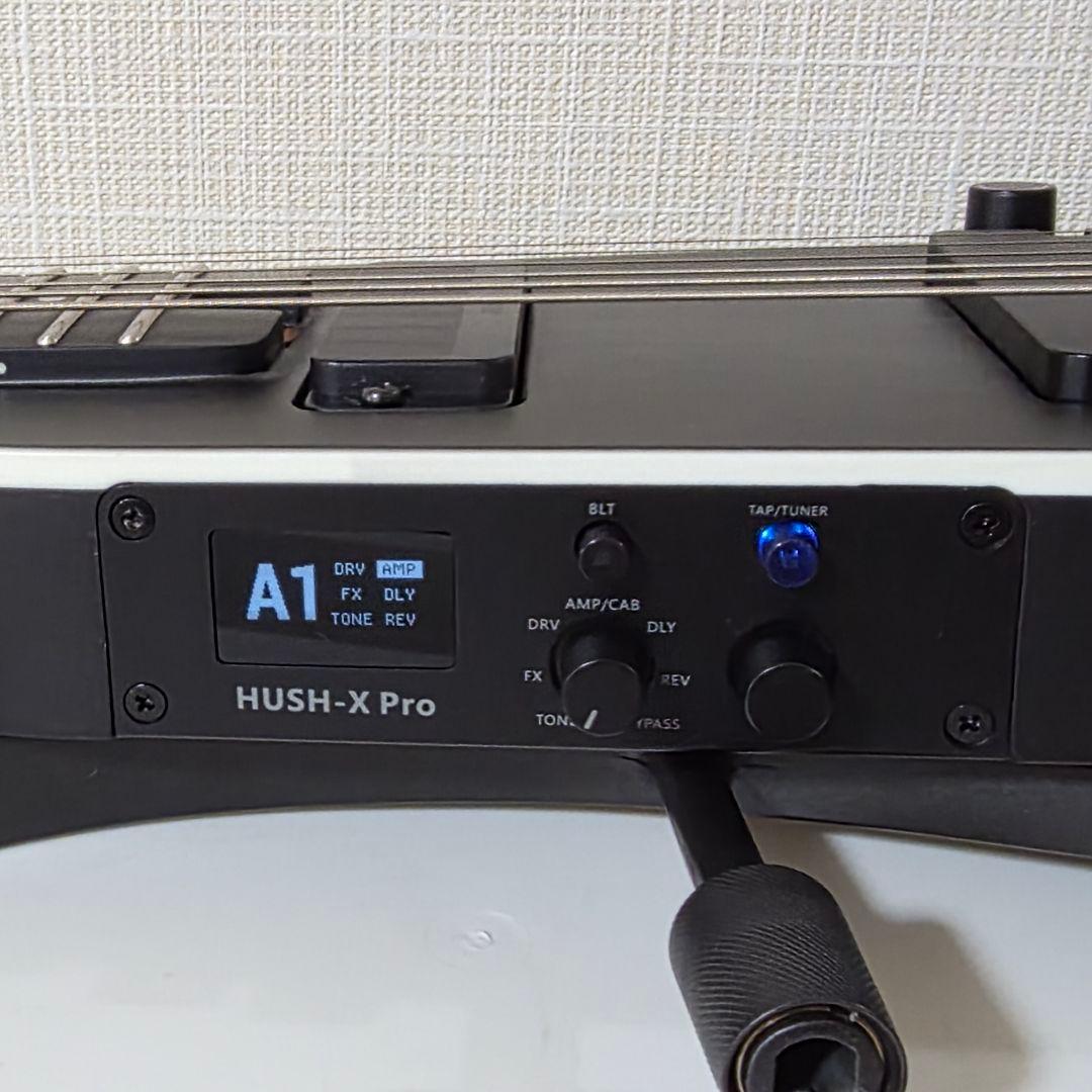 Donner HUSH-X PRO エレキ スマート トラベル ギター ブラック