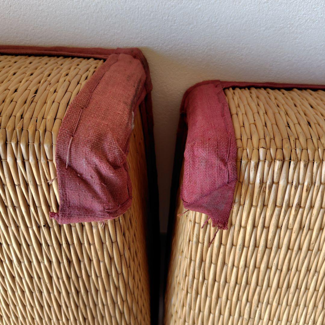 柳行李　昭和レトロ　アンティーク籠　美品