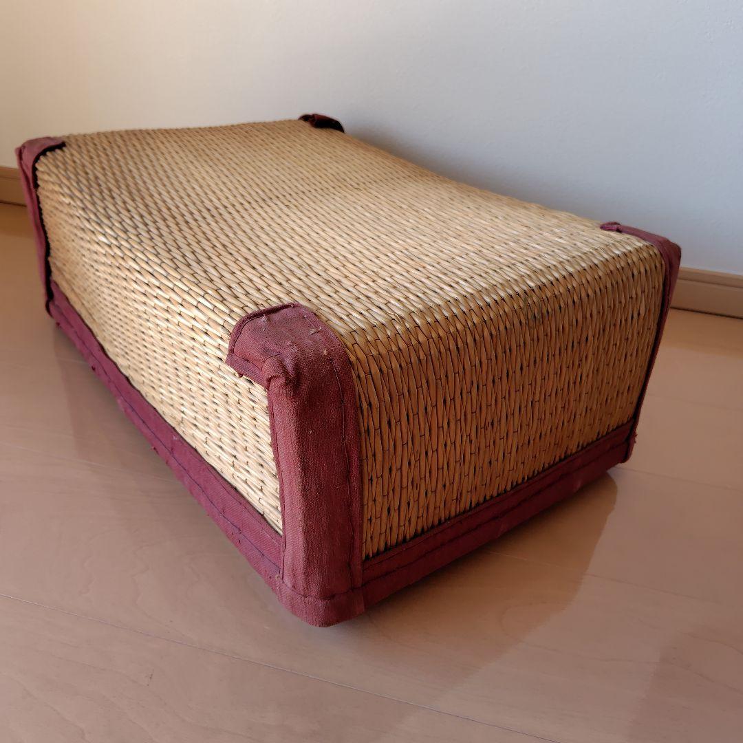 柳行李　昭和レトロ　アンティーク籠　美品