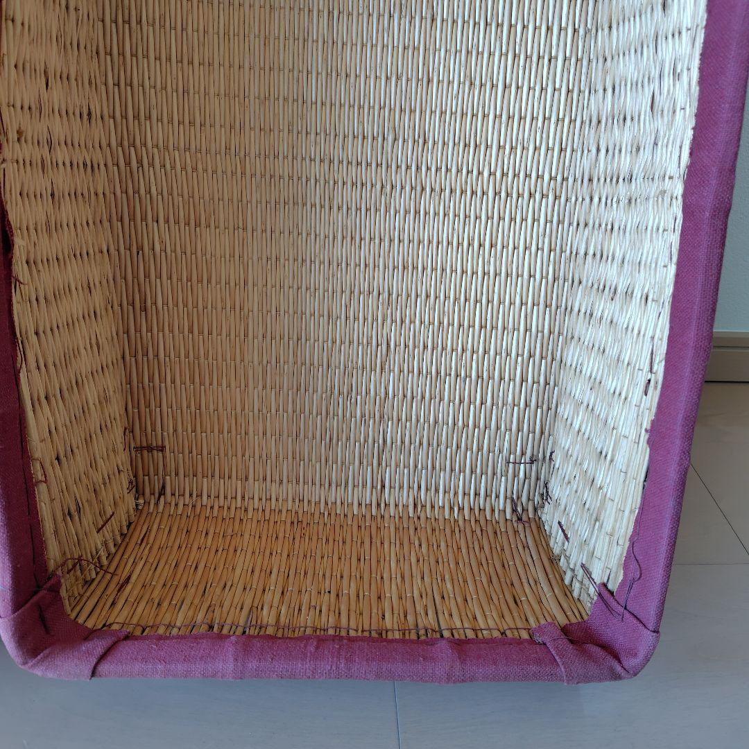 柳行李　昭和レトロ　アンティーク籠　美品