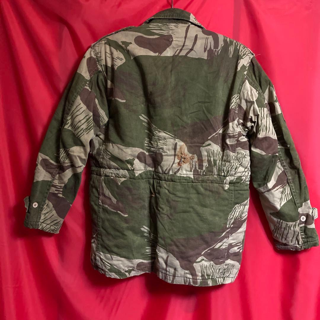 1970-80sパキスタン軍ブラッシュカモウインタージャケット L 実物中古