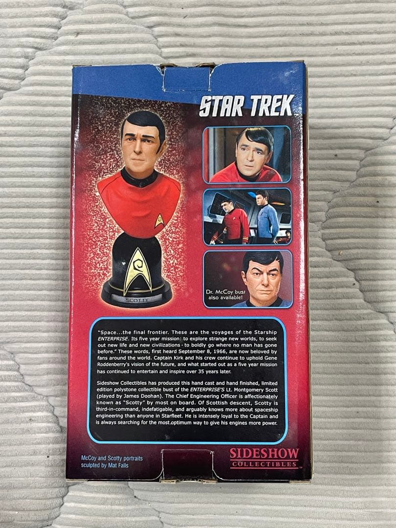 スタートレック　スコットLimited Edition バストフィギュア