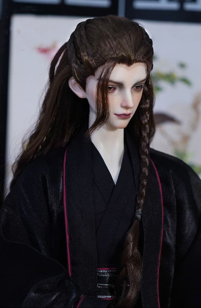 WY109 BJD 1/3 人形 ドール ウィッグ カツラ 耐熱 ハンドメイド