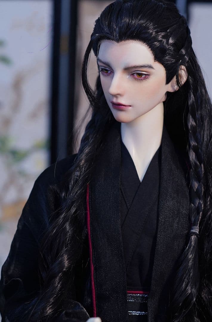 WY109 BJD 1/3 人形 ドール ウィッグ カツラ 耐熱 ハンドメイド