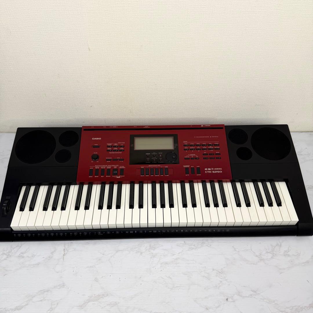 CASIO　CTK-6250　キーボード　61鍵盤　動作品