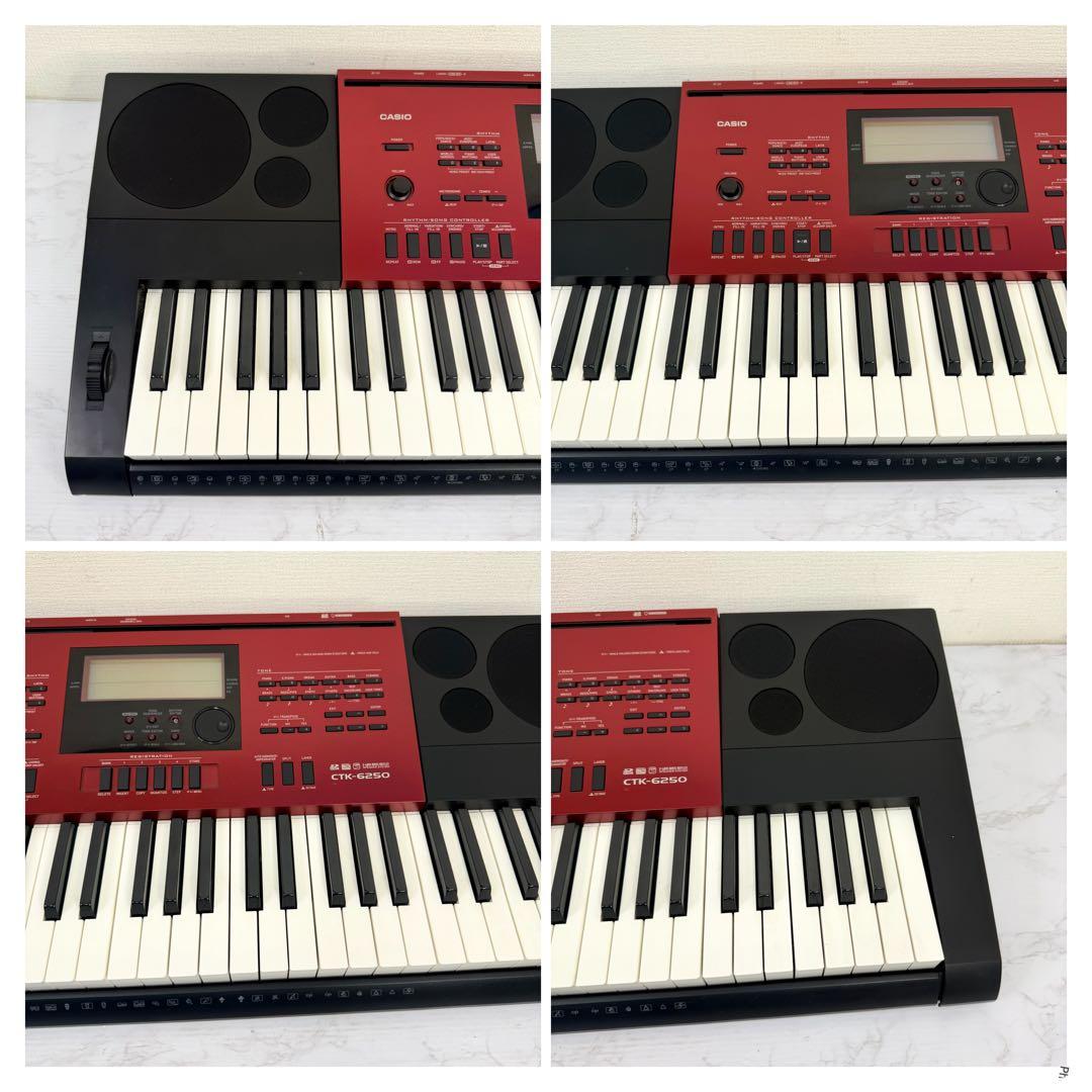 CASIO　CTK-6250　キーボード　61鍵盤　動作品