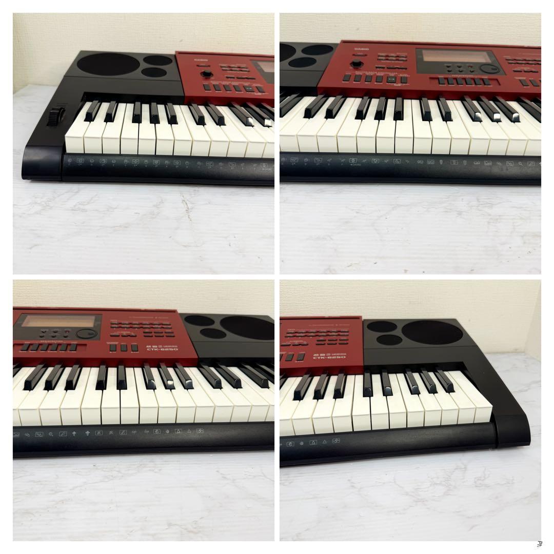 CASIO　CTK-6250　キーボード　61鍵盤　動作品