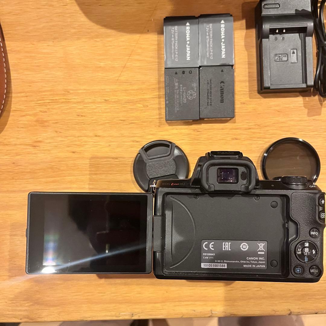 EOS Kiss M2 ミラーレス一眼カメラ セット