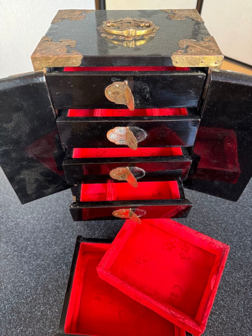 象嵌　小物棚