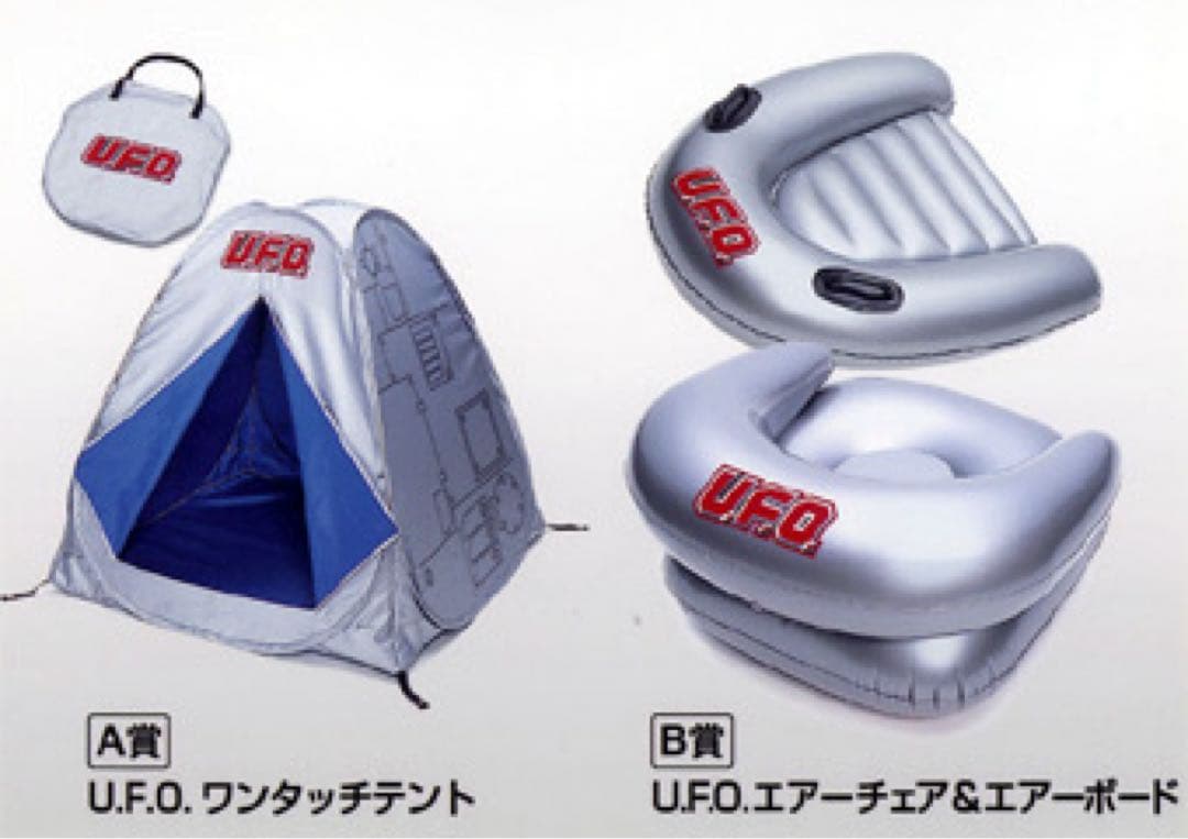 非売品 日清焼きそばU.F.O.リゾート 28周年 エアーチェアー&エアーボード