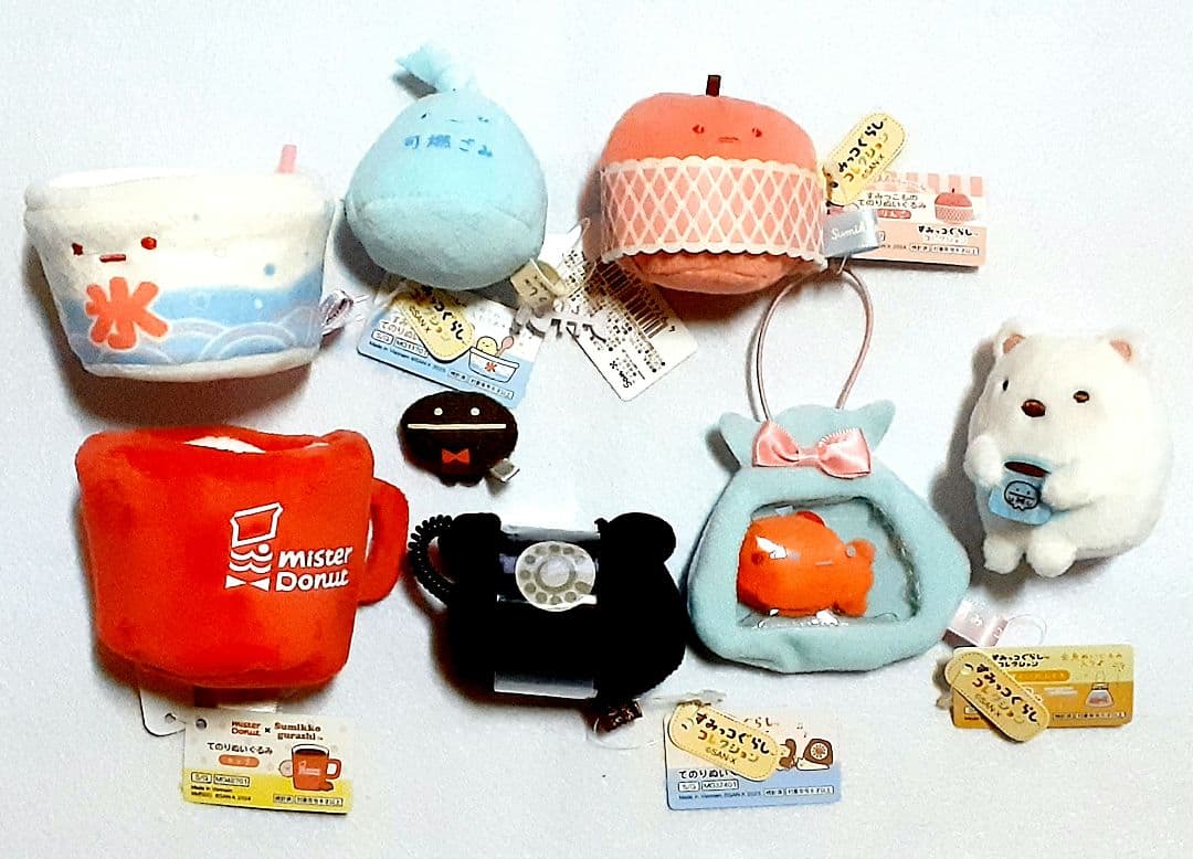 すみっコぐらし　てのりぬいぐるみ・ぶらさげぬいぐるみ50点まとめ売り
