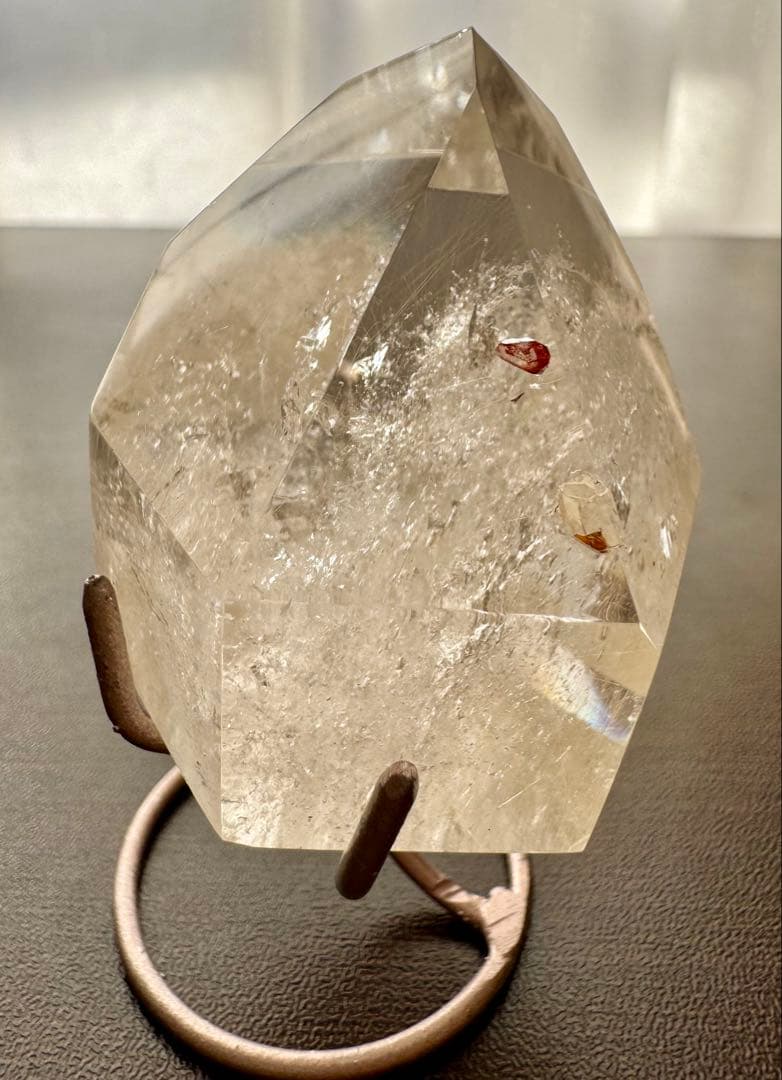 ゴールドルチル 水入り レムリアン レア スタンド付き