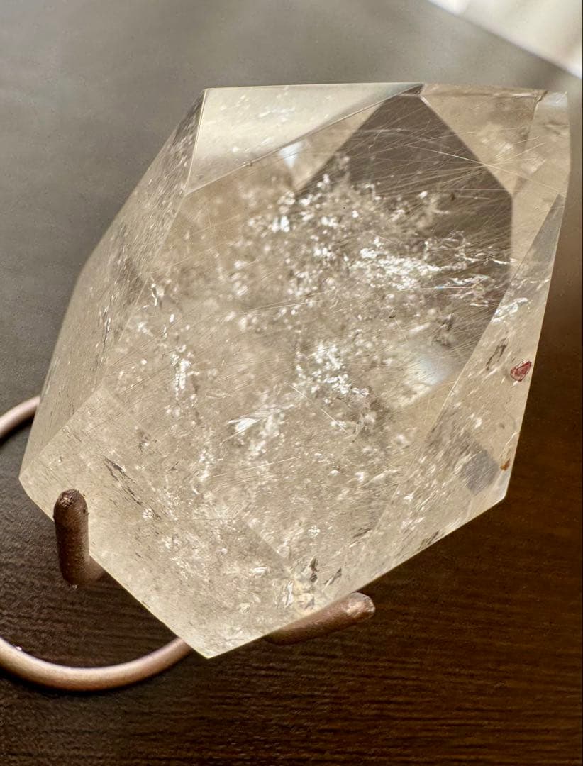 ゴールドルチル 水入り レムリアン レア スタンド付き