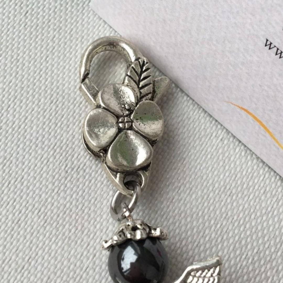 【レアパワーストーン】エンジェルチャーム【天然ヘマタイト】