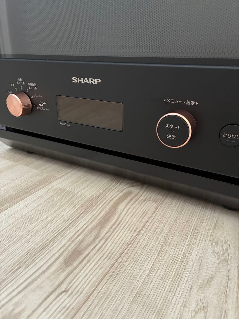 【ジャンク品】SHARP オーブンレンジ RE-SD18A-B 2021年製