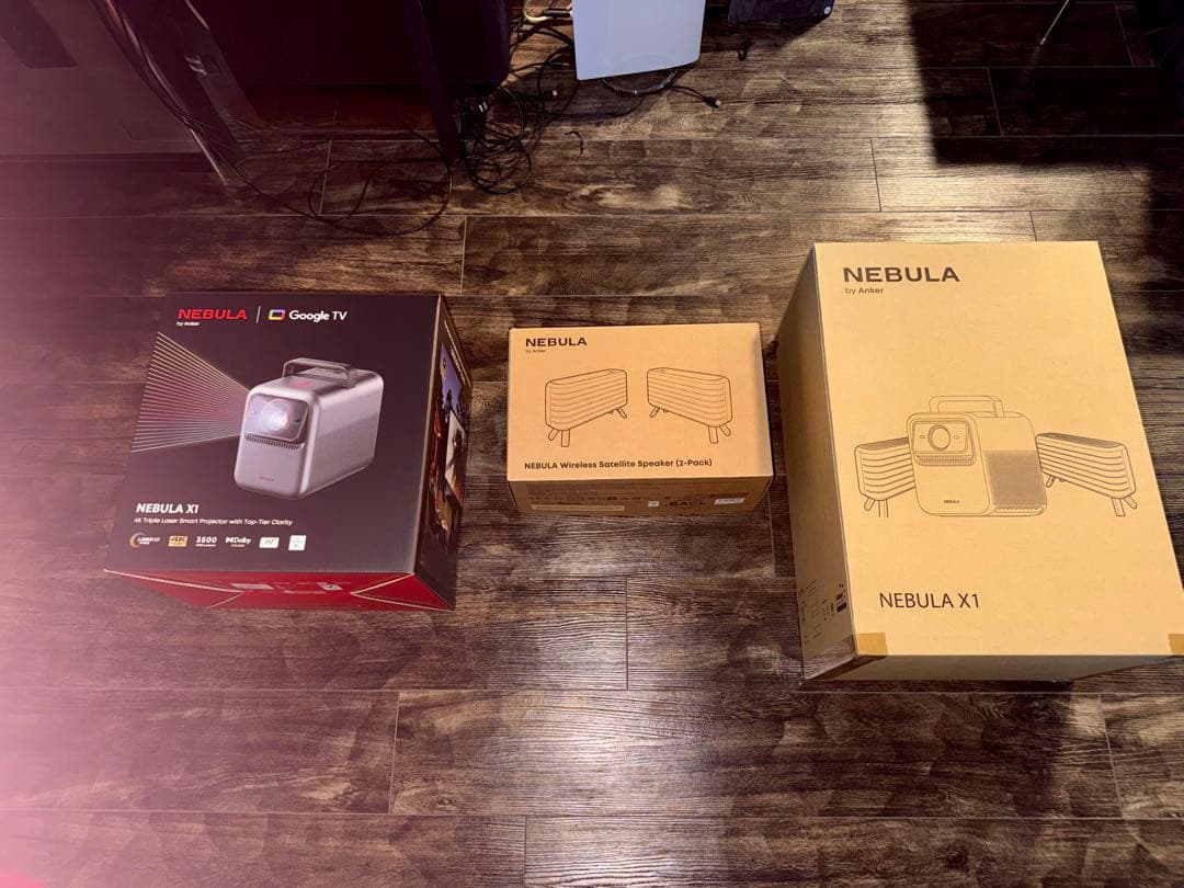 【30h使用】Nebula X1 4K／別売専用スタンド付／Amazon証付