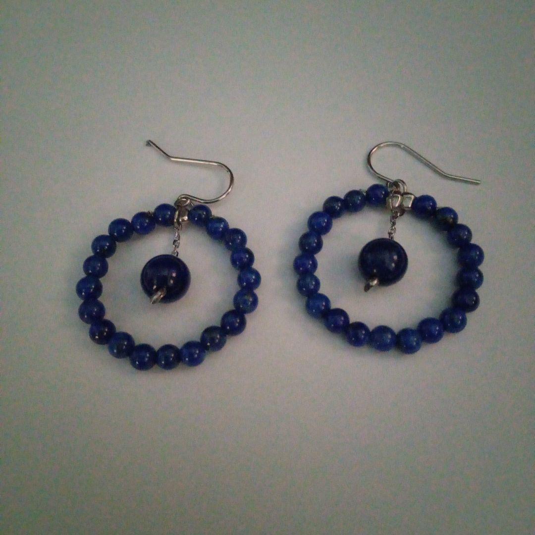 PT900ラピスラズリ ピアス