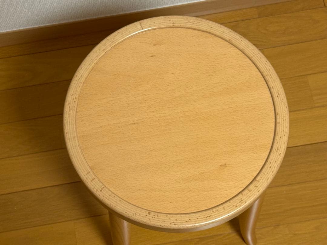 I*a様 秋田木工　ブナ材スツール　高さ43cm 「209-C」