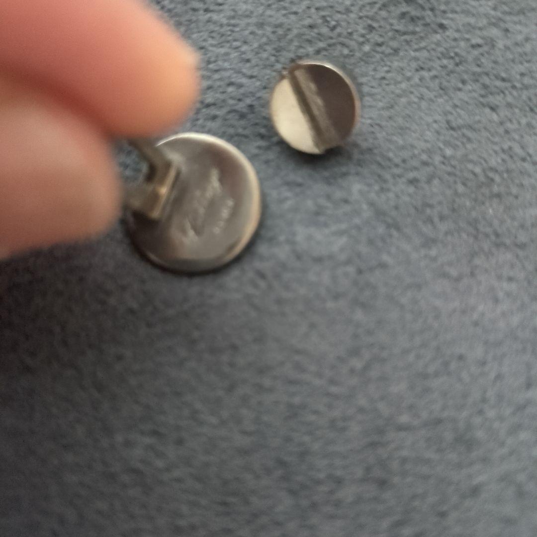 ブルズアイ　総銀製（ガンメタメッキ）指かけ　クラリネットクランポン用