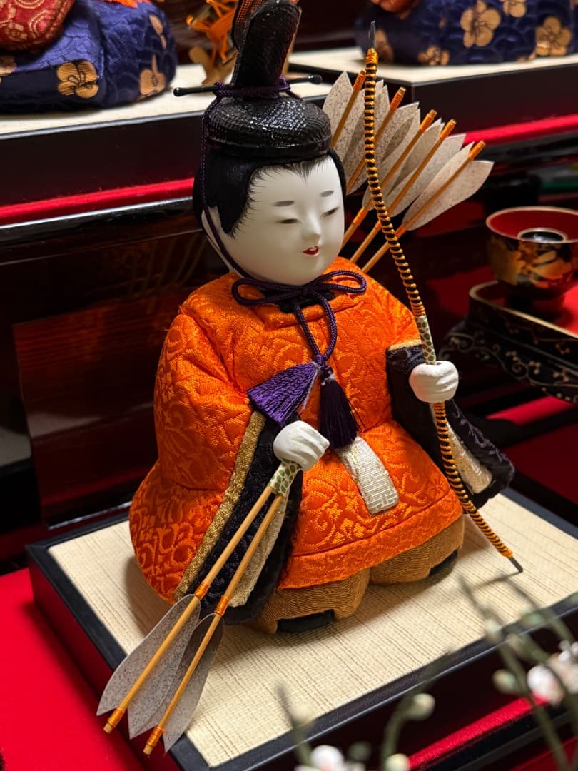 【引き取り希望】原米州ひな人形7段飾り