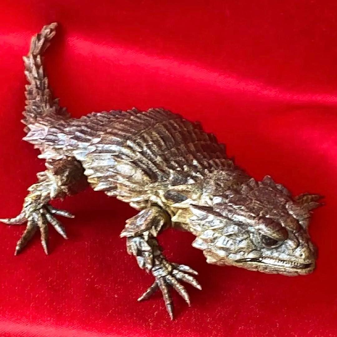アルマジロトカゲ　リペイント品　ダンゴムシ　バンダイガシャポン