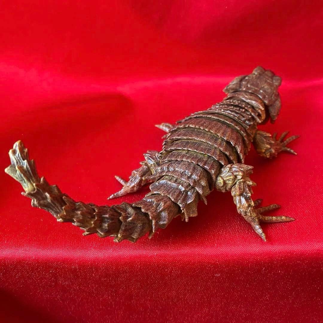 アルマジロトカゲ　リペイント品　ダンゴムシ　バンダイガシャポン