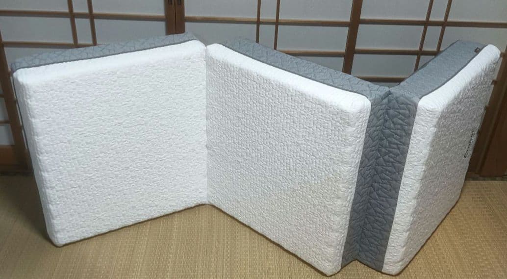 EMOOR 折りたたみマットレス グレー・ホワイト