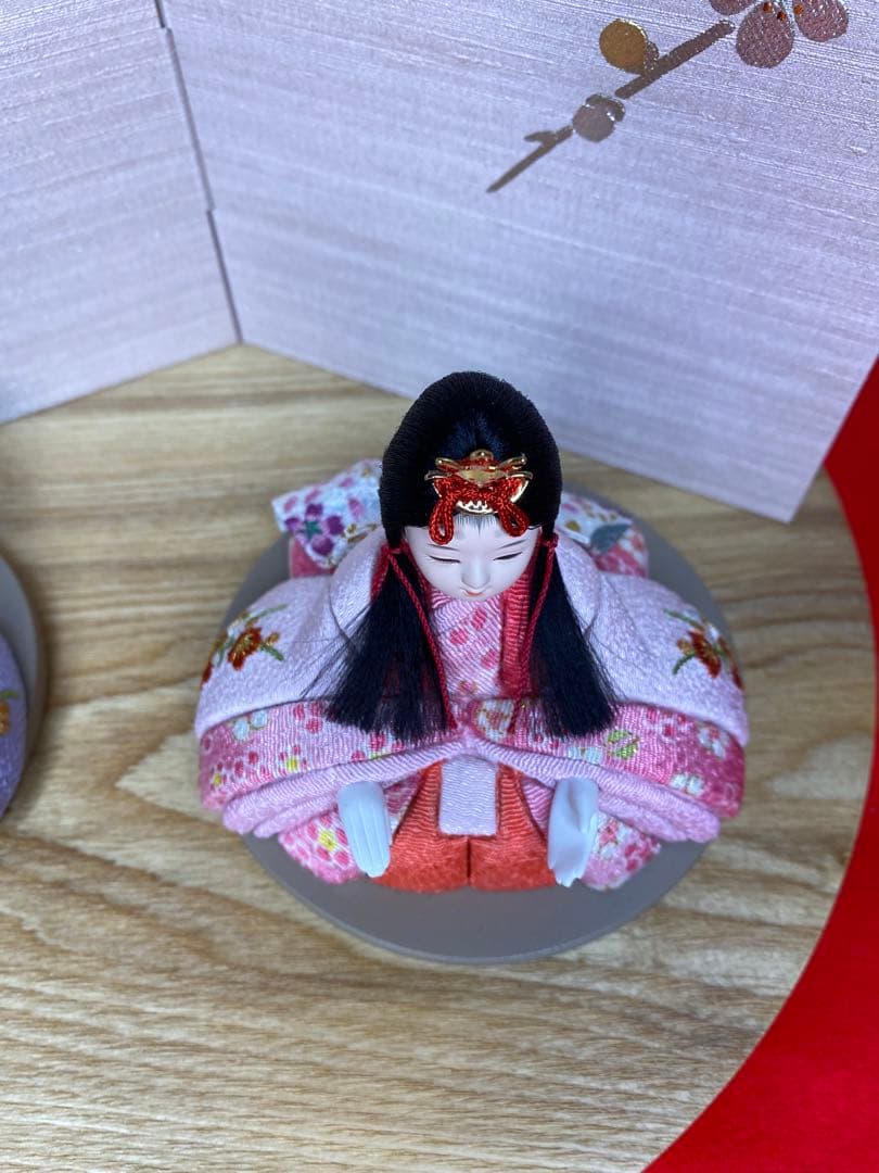 東京久月　木目込人形　ほのか　親王飾り・頭　杉田明十志　原作・木目込　新井久夫