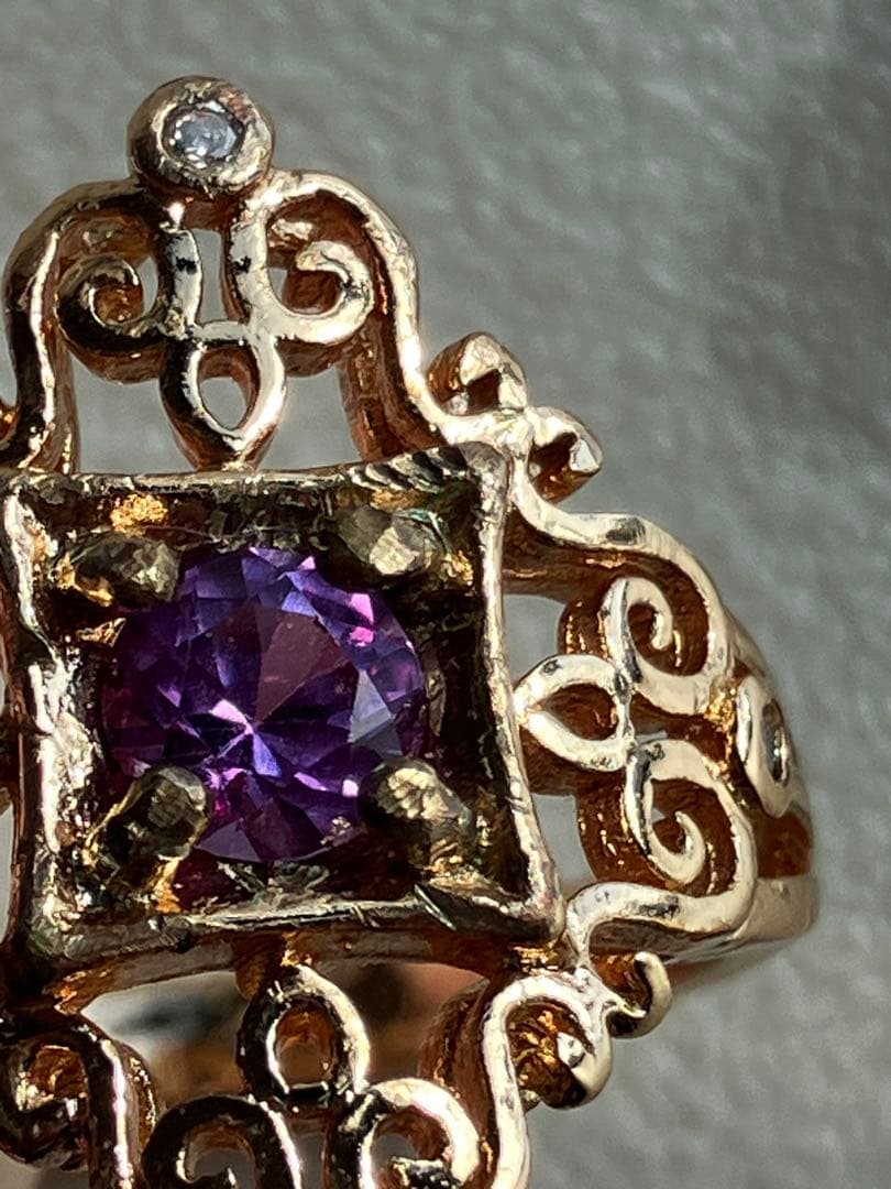 天然石　アレキサンドライト　指輪　19号